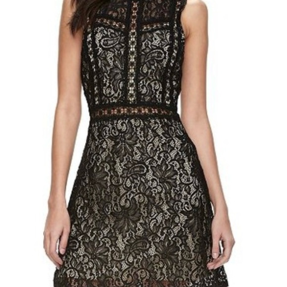 Disney Dresses & Skirts - Disney Beauty and the Beast black lace sleeveless shift dress size M